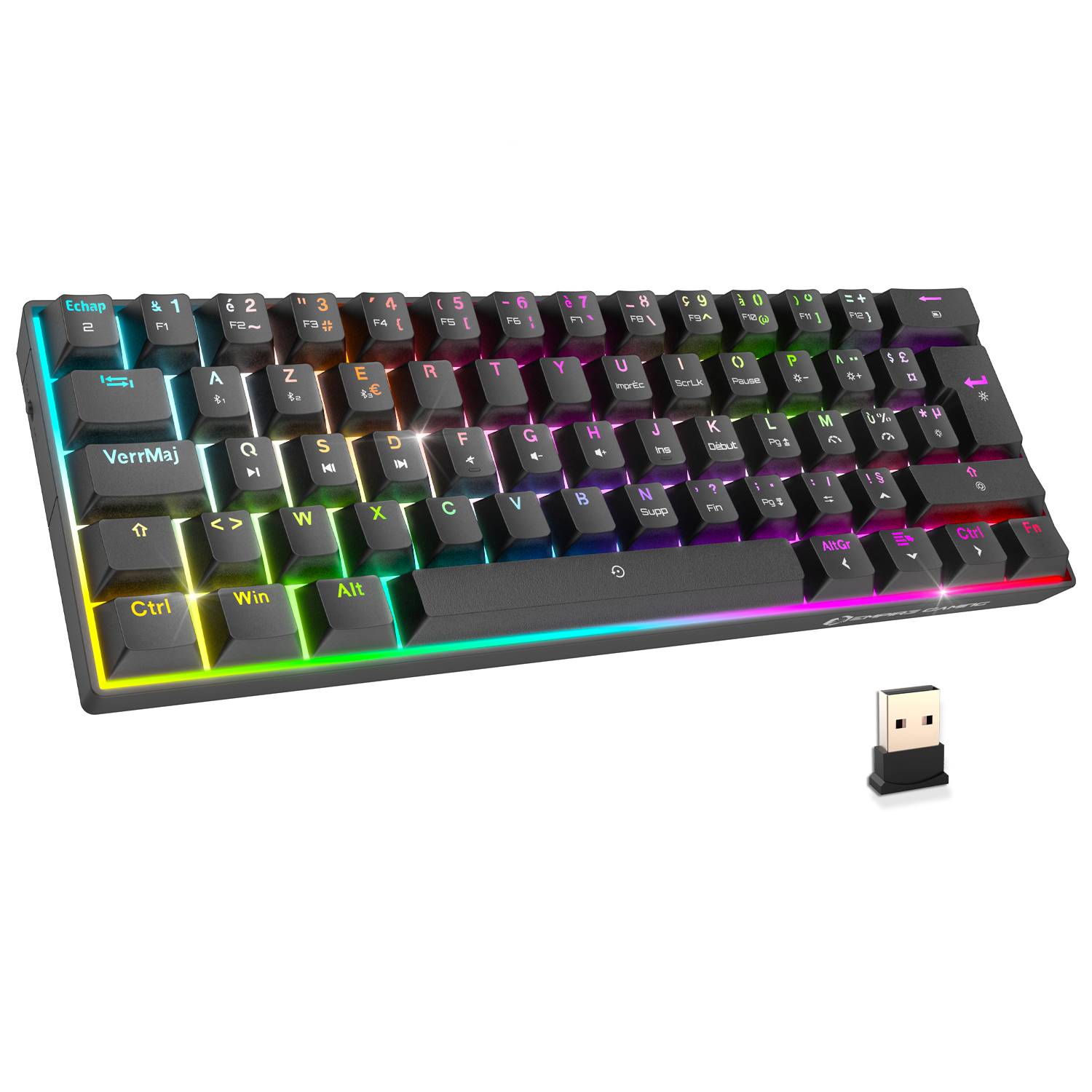Clavier gaming sans fil RF-K308